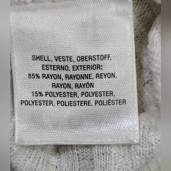 MAEVE Anthropologie Ivory Cowl Neck Top Women's size Medium. - Picture 5 of 9